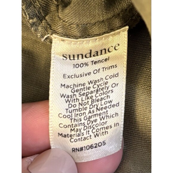 SUNDANCE Wayside Cargo Utility Jumpsuit XL Green Vintage Wash Roll Tab Coveralls - Picture 12 of 15